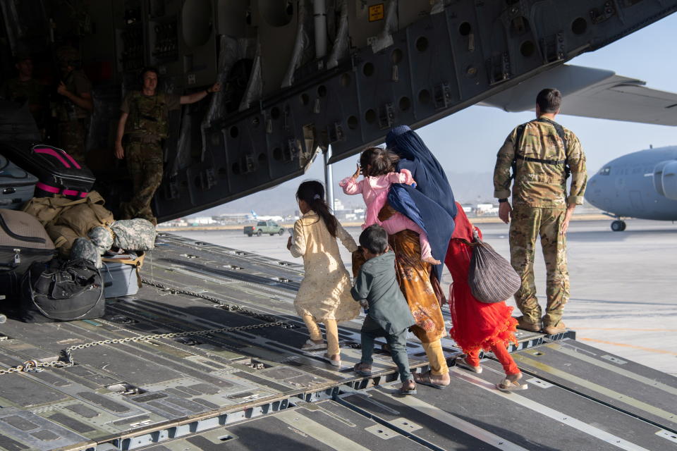 U.S. Air Force loadmasters and pilots 