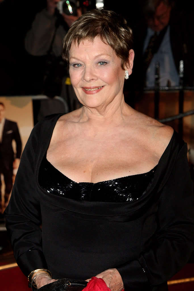 Quantum of Solace UK premiere 2008 Judi Dench