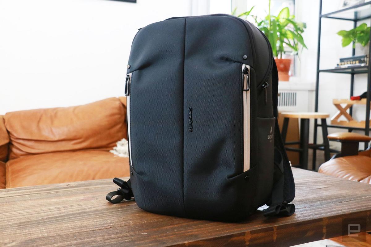 Google teams up with Samsonite to launch a Jacquard smart fabric-enabled  backpack