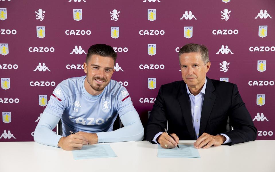 Grealish came close to leaving Villa the summer before his move, but signed a contract that included a £100m release clause - Getty Images