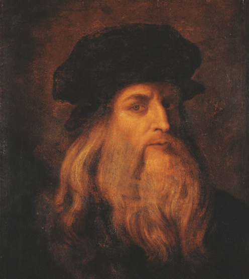 <span class="caption">Is there no end to his talent? A self-portrait of Leoardo da Vinci.</span>