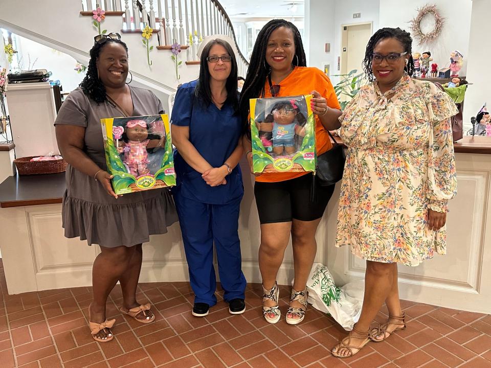 The author with her friends at Babyland General Hospital.