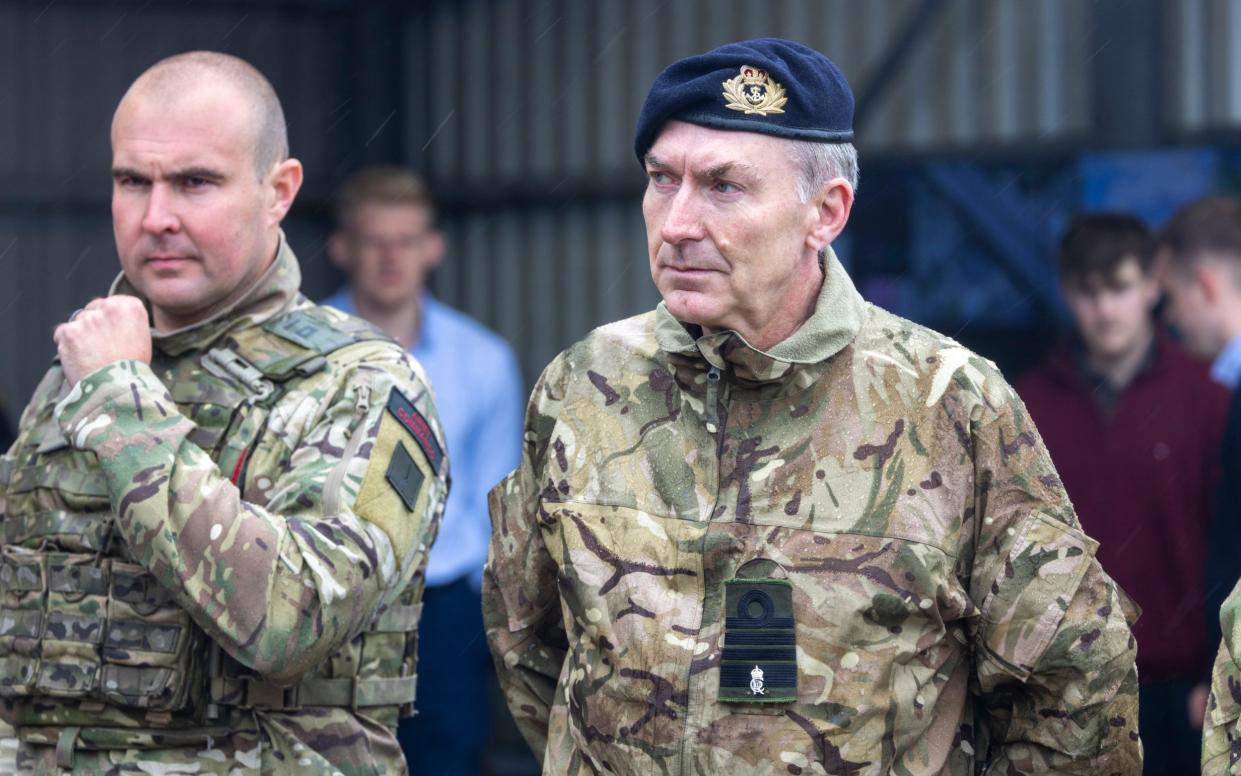 Admiral Sir Tony Radakin (right) has travelled to Ukraine multiple times