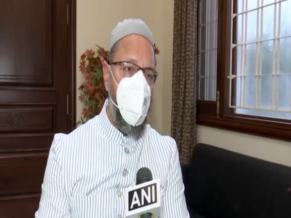 All India Majlis-e-Ittehadul Muslimeen (AIMIM) Chief Asaduddin Owaisi (file pic/ANI).