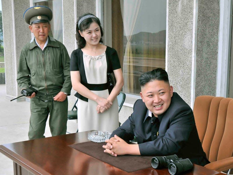 north korea couple kim jong-un ri sol-ju