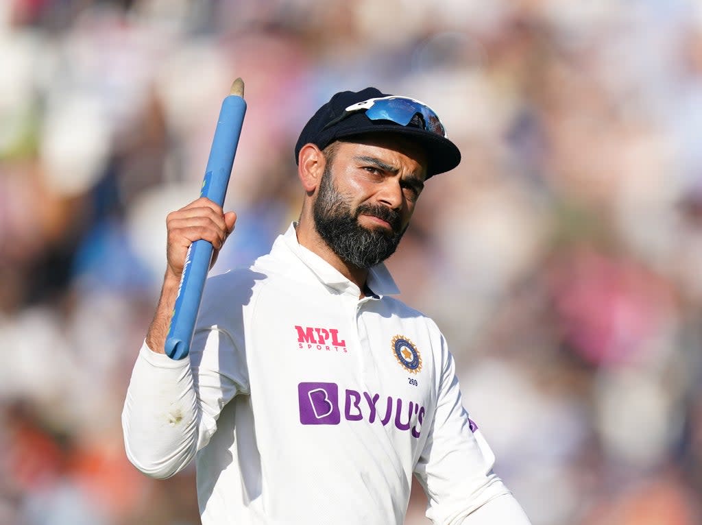 Indian cricket captain Virat Kohli at a test match  (PA Wire)