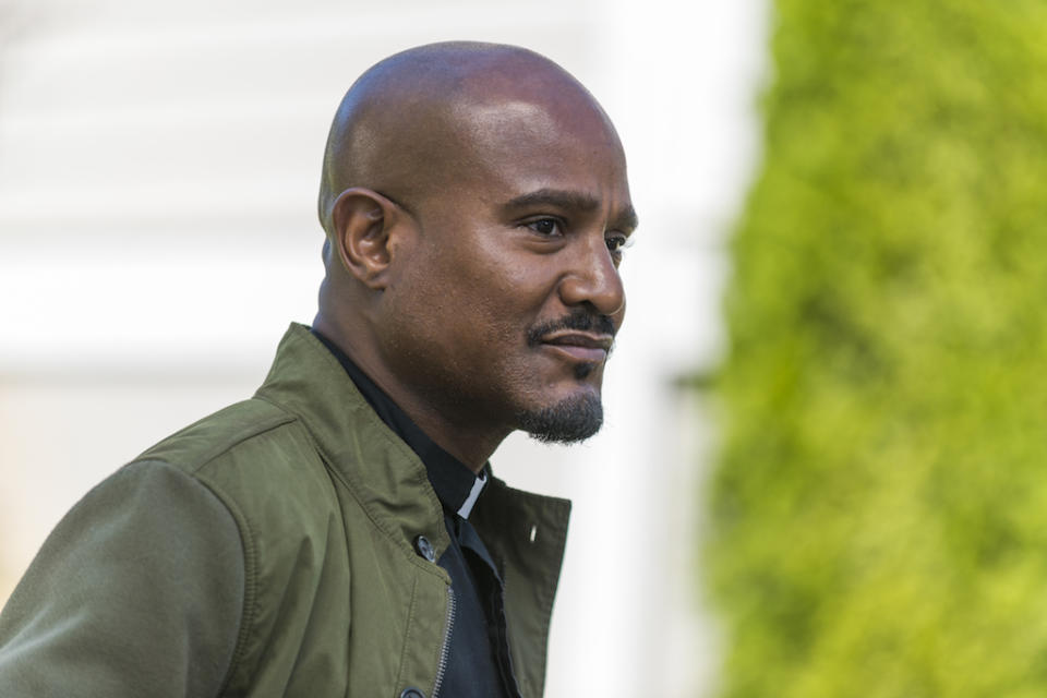 <p>Seth Gilliam as Father Gabriel Stokes (Credit: Gene Page/AMC) </p>