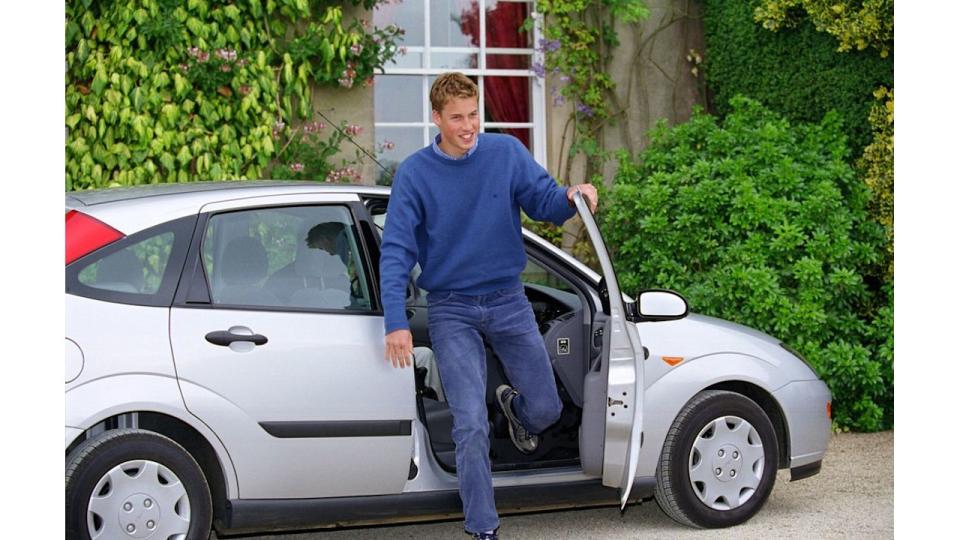 Prince William learned to drive in a humble silver Ford Focus Mk 1