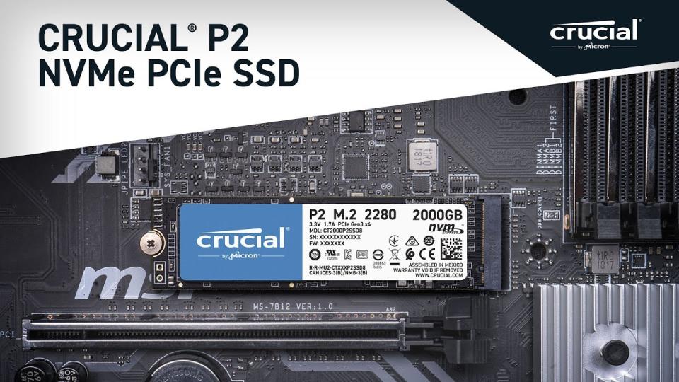 Crucial P2 SSD