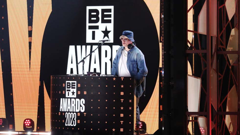  LOS ANGELES, CALIFORNIA - JUNE 25: Kid Capri performs onstage during the BET Awards 2023 at Microsoft Theater on June 25, 2023 in Los Angeles, California.  