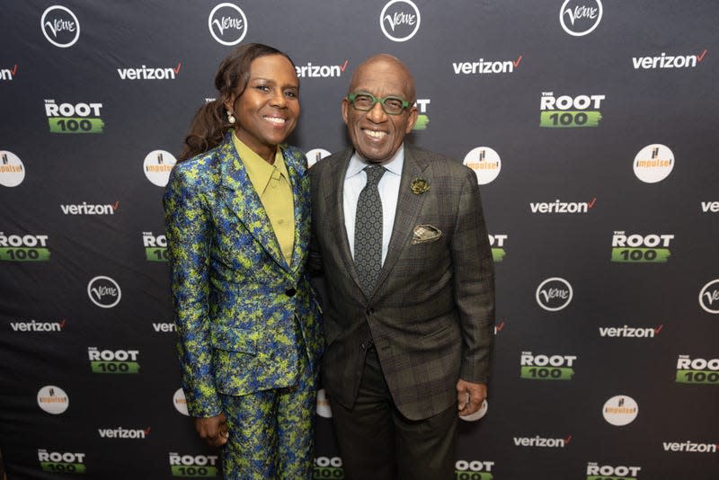  NEW YORK, NEW YORK - DECEMBER 05: Deborah Roberts and Al Roker attend The Root 100 Gala at The Apollo Theater on December 05, 2023 in New York City. 