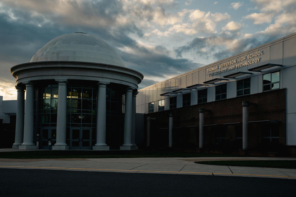 Thomas Jefferson High School for Science and Technology. (Shuran Huang for NBC News)