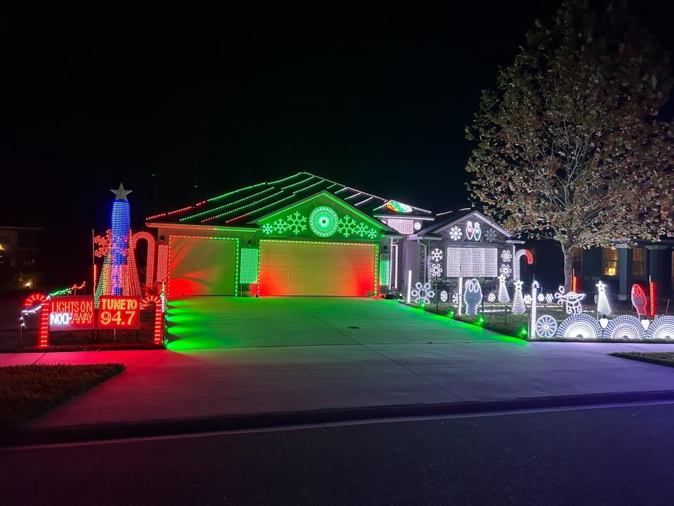 The Lights on Nochaway display has 12,000 lights synchronized to music.