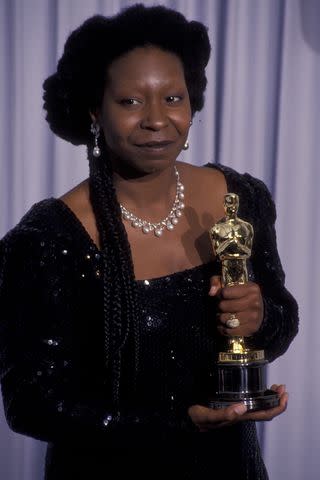 <p>Ron Galella, Ltd./Ron Galella Collection via Getty</p> Whoopi Goldberg attends 63rd Annual Academy Awards on March 25, 1991.