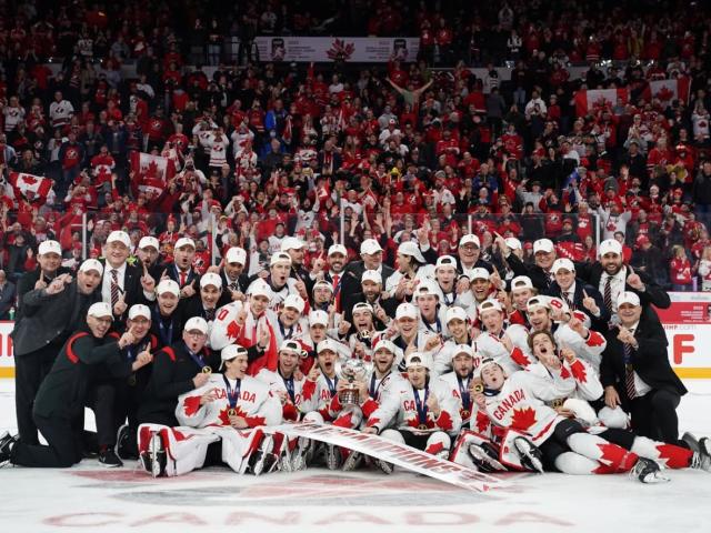 Golden goal, on repeat 🇨🇦🥇 Dylan Guenther's overtime winner helped  Canada defeat Czech Republic to capture their 2nd straight world…