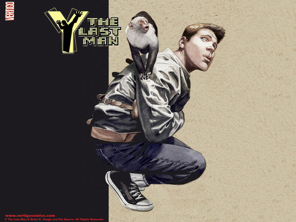 Y: The Last Man comic book cover