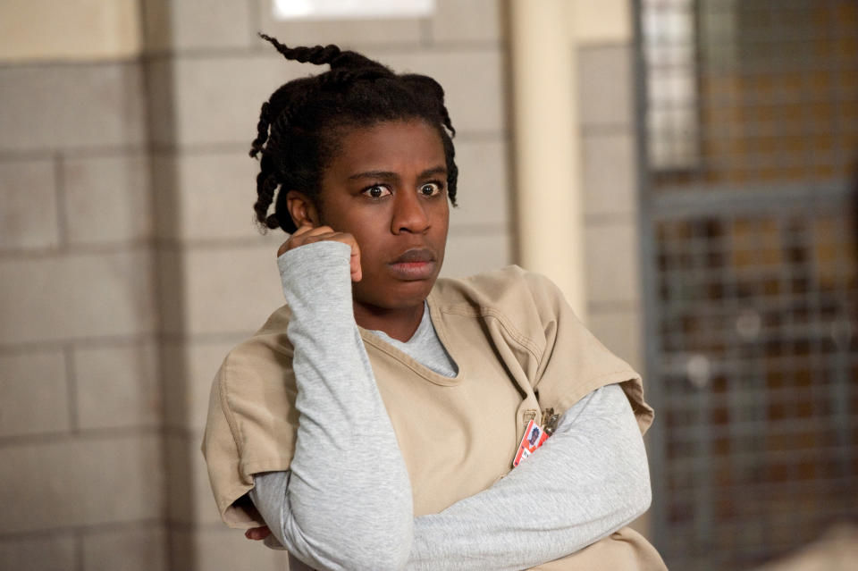 Aduba as Crazy Eyes in "Orange Is the New Black"