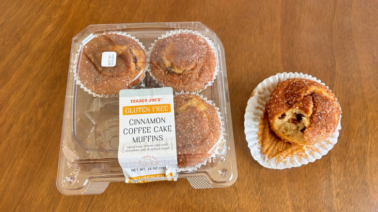 Trader Joe's gluten-free coffee cake muffins