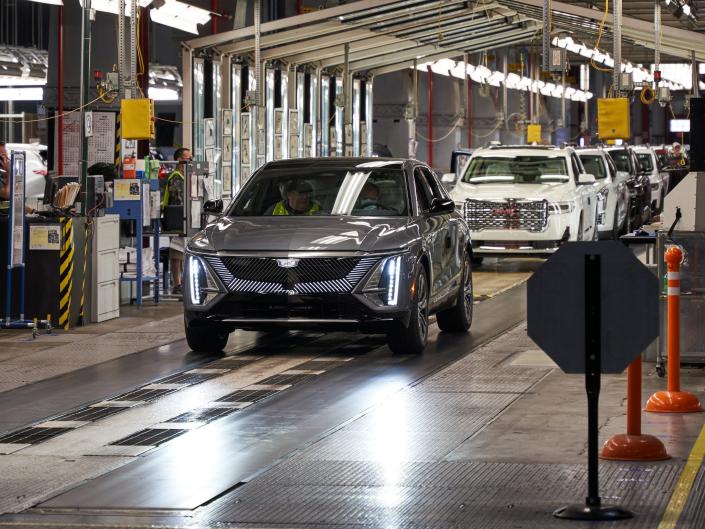 Début De La Production De Gm Cadillac Lyriq 2023