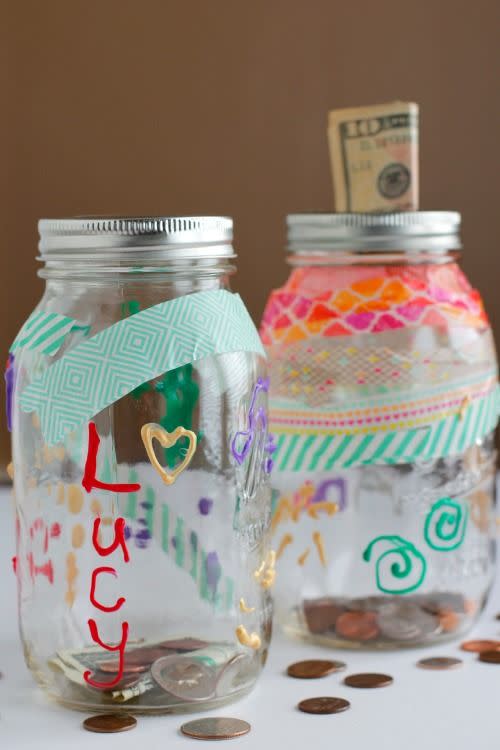 Mason Jar Banks