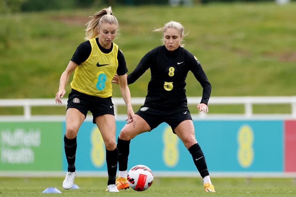 Leah Williamson will captain England in the absense of Steph Houghton (The FA via Getty Images)