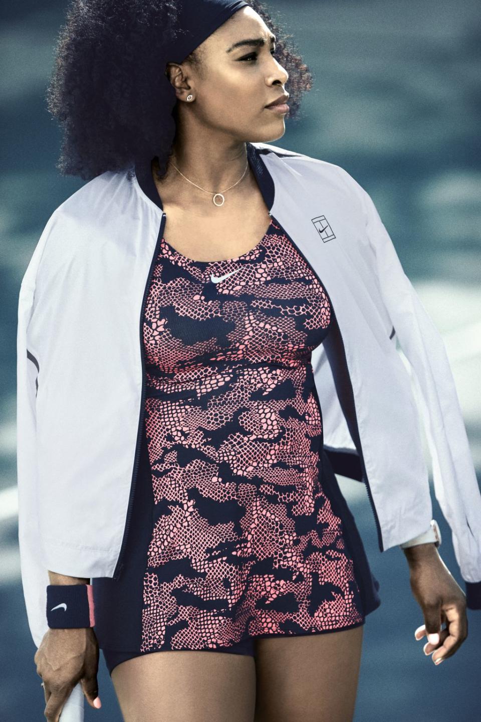 Clothes from Nike's "Greatness Collection" with Serena Williams