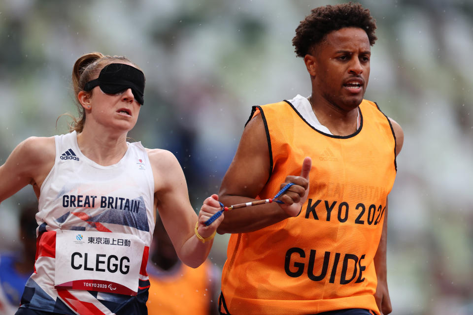 Libby Clegg in action at the Tokyo 2020 Paralympics, scene of her proudest sporting moment (Yohei Osada/AFLO SPORT)