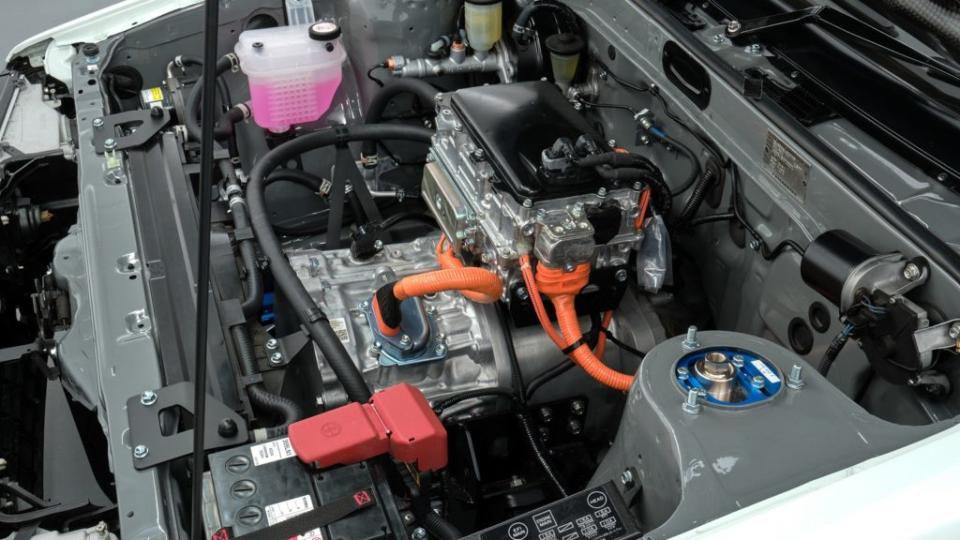 擔任AE86 BEV概念車動力心臟的電動馬達來自於Tundra HEV。(圖片來源/ Toyota)