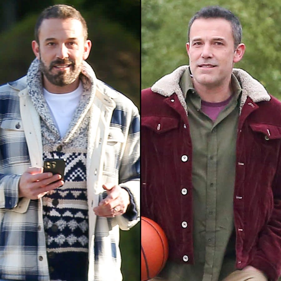 Feature Before and After Clean Shaven Ben Affleck