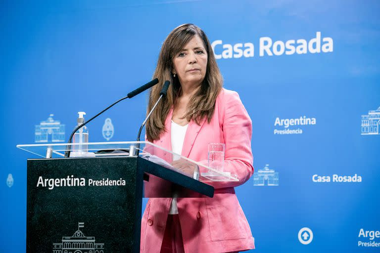Gabriela Cerruti, portavoz de la Presidencia