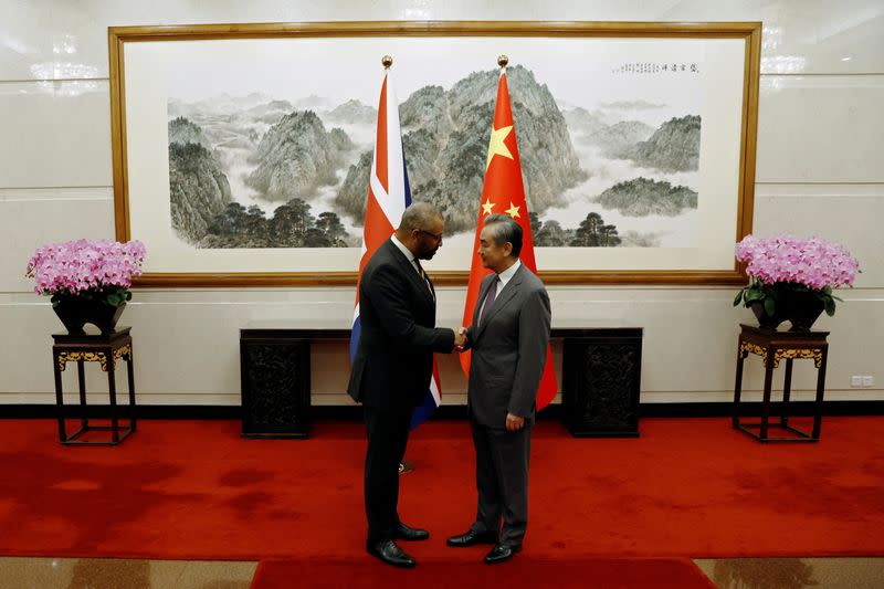 British Foreign Secretary Cleverly visits Beijing