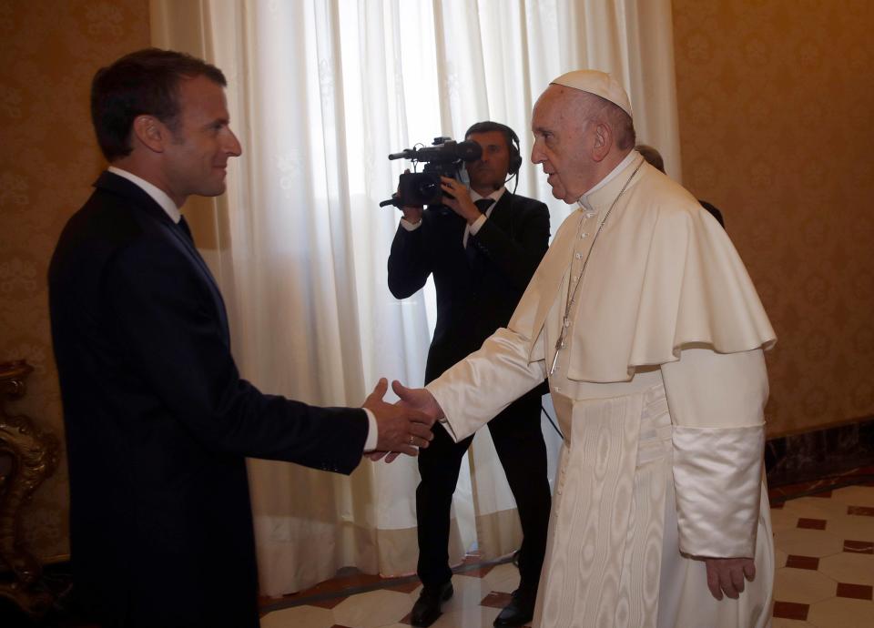 « Rien n’est décidé » mais LFI s’agace déjà d’une possible présence de Macron à la messe papale (photo prise en juin 2018)