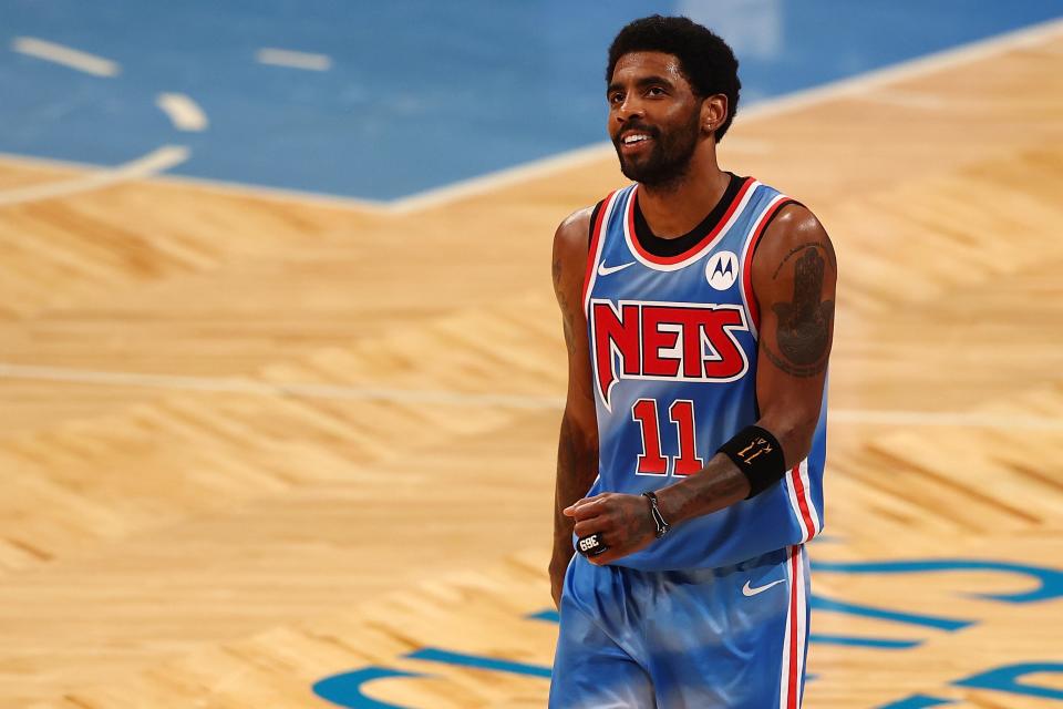 Kyrie Irving has not received the COVID-19 vaccination and was forced to miss the Nets' media day because of NYC's health and safety protocols.