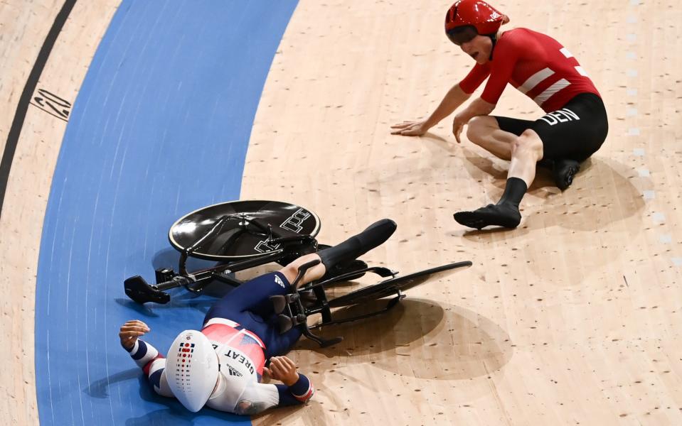 Frederik Madsen collided with Charlie Tanfield - SWPIX.COM