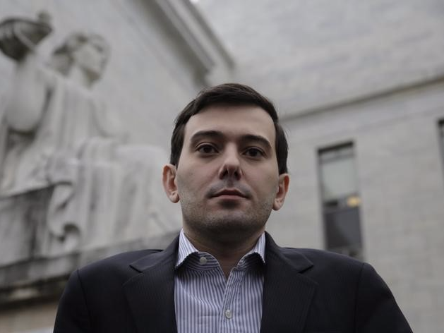 Martin Shkreli, former CEO of Turing Pharmaceuticals LLC, departs the U.S. Capitol after appearing before a House Oversight and Government Reform hearing on 