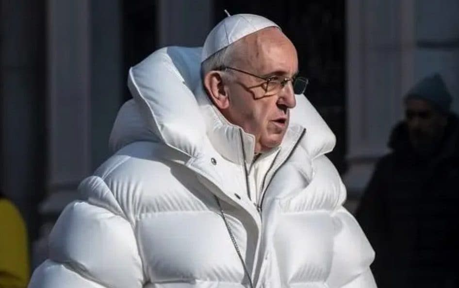 AI-generated fake image of the Pope in white puffer jacket fooled the internet - Pablo Xavier