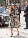 <p>Beatrice wore a skeleton-inspired Burberry coat while attending a lunch as part of the 90th birthday celebrations for <a href="https://www.townandcountrymag.com/society/tradition/g19880920/queen-elizabeth-92-birthday-party/" rel="nofollow noopener" target="_blank" data-ylk="slk:the Queen;elm:context_link;itc:0;sec:content-canvas" class="link ">the Queen</a>.</p>