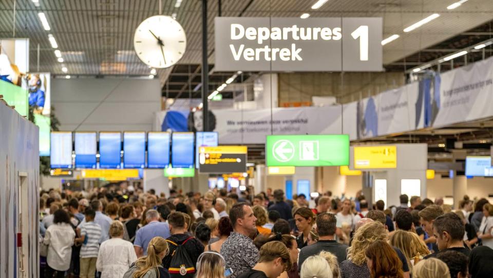 L'aéroport d'Amsterdam. (ILLUSTRATION) - Ramon van Flymen / ANP / AFP