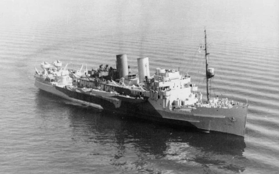 HMS Wellington during the Second World War