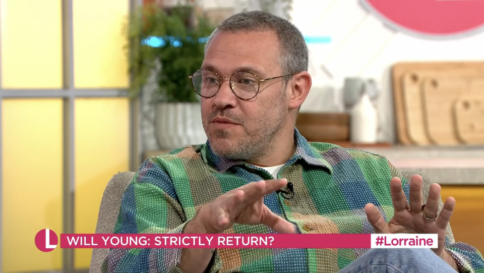 Will Young talked about Strictly Come Dancing. (ITV screengrab)