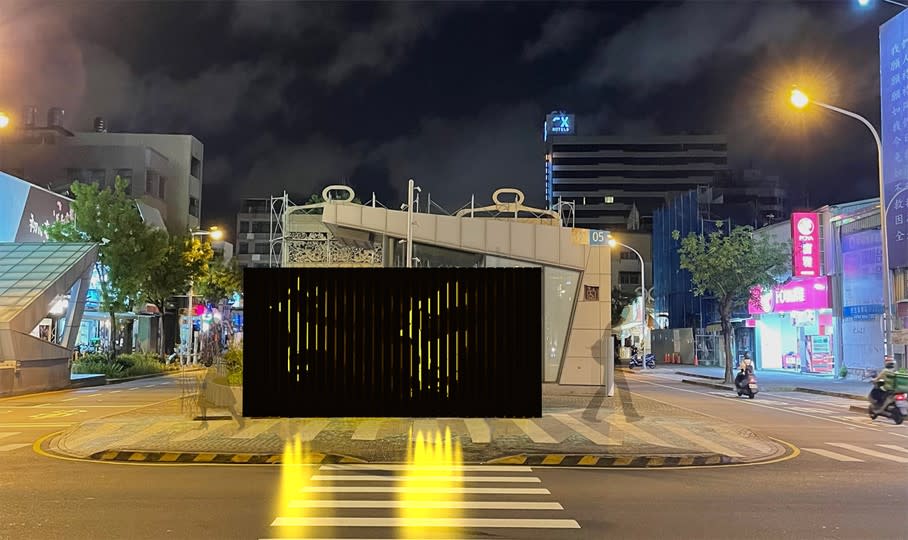 海安中正路交叉口的「海安鹿」。   圖：台南市政府／提供