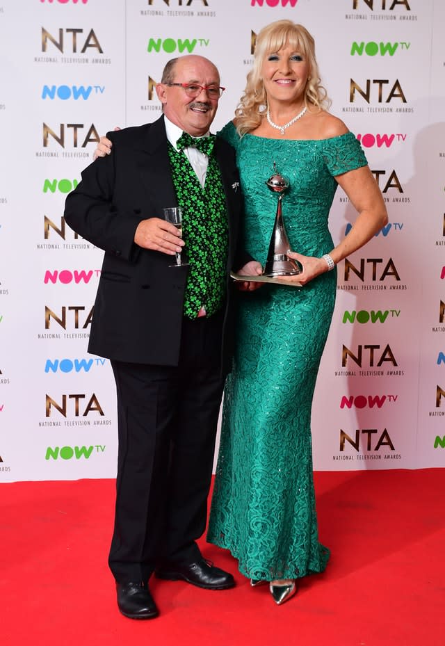 Brendan O’Carroll and wife Jennifer Gibney