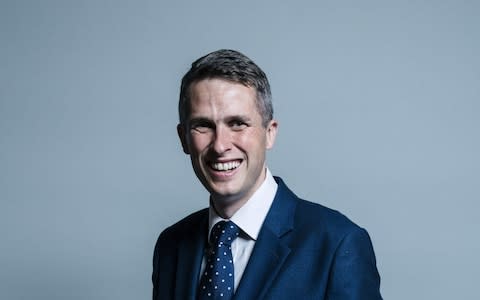 Defence Secretary Gavin Williamson