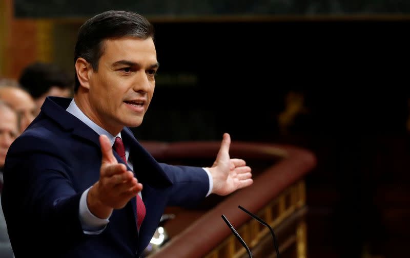 Investiture debate at the Parliament in Madrid