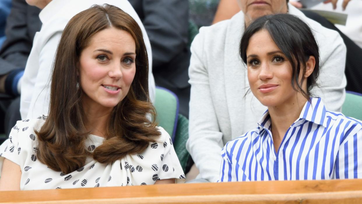  Kate Middleton and Meghan Markle. 