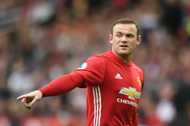 Manchester United's Wayne Rooney was on the bench for the weekend game with Premier League champions Leicester City on September 24, 2016