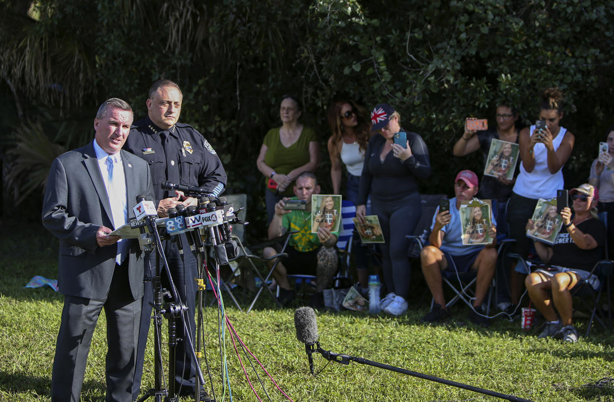 FBI Agent Michael McPherson at podium