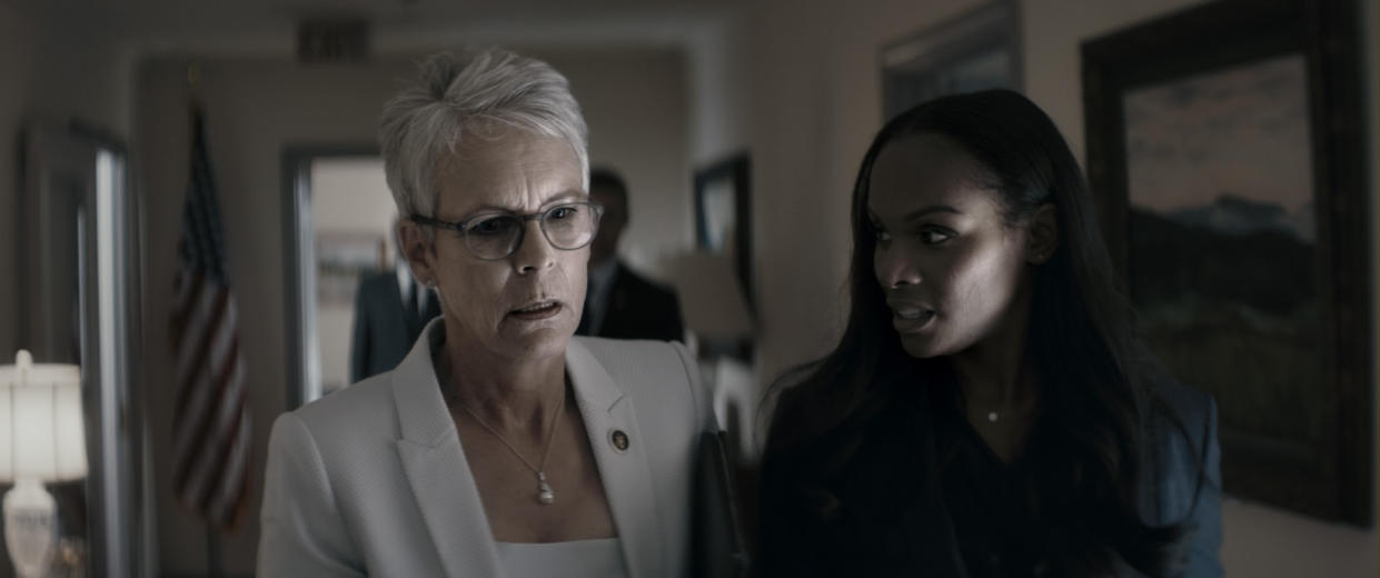 Jamie Lee Curtis and Tika Sumpter in ‘The Pages.’