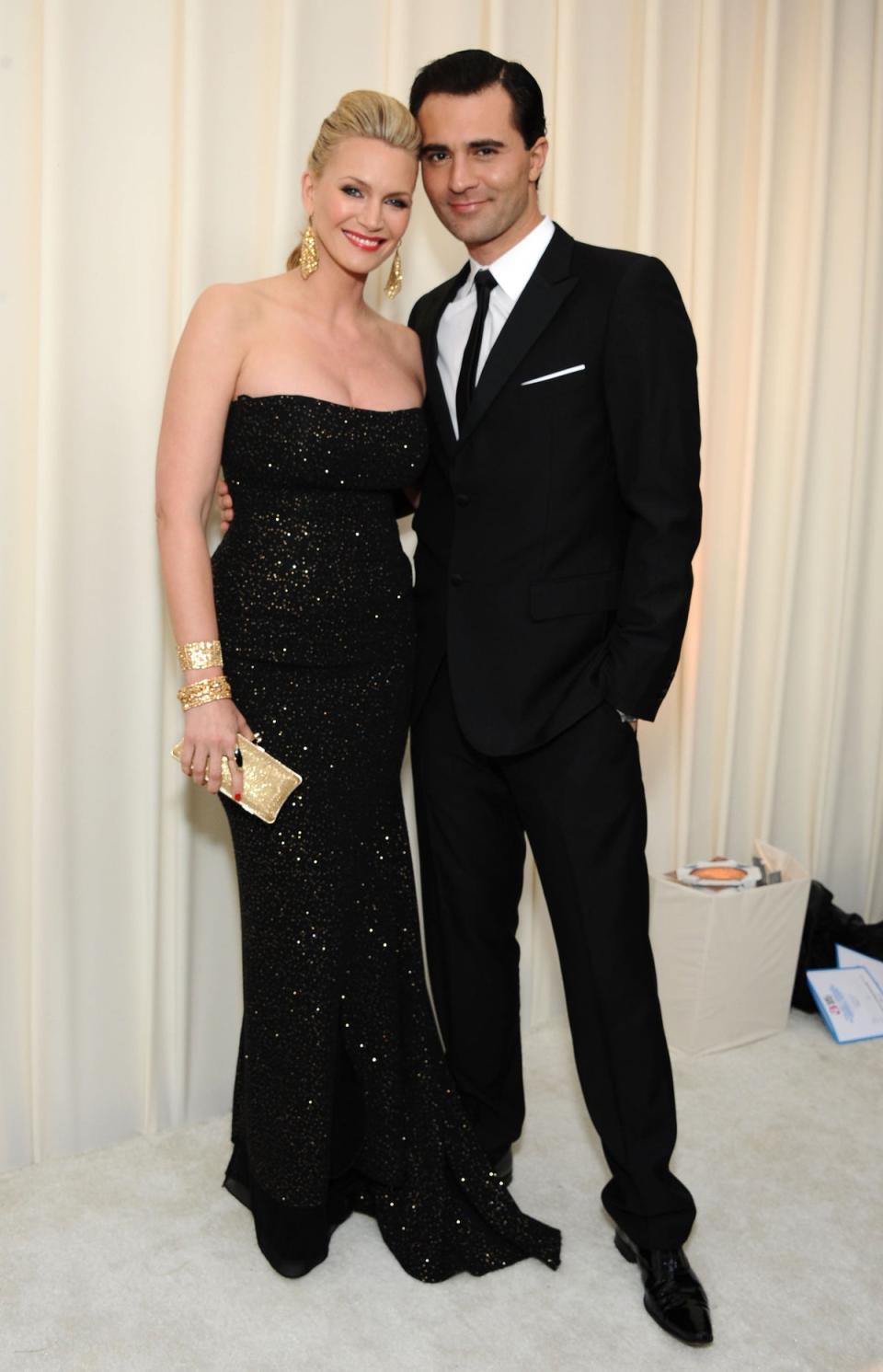 Darius Campbell Danesh and Natasha Henstridge married in a secret ceremony. (Getty Images)