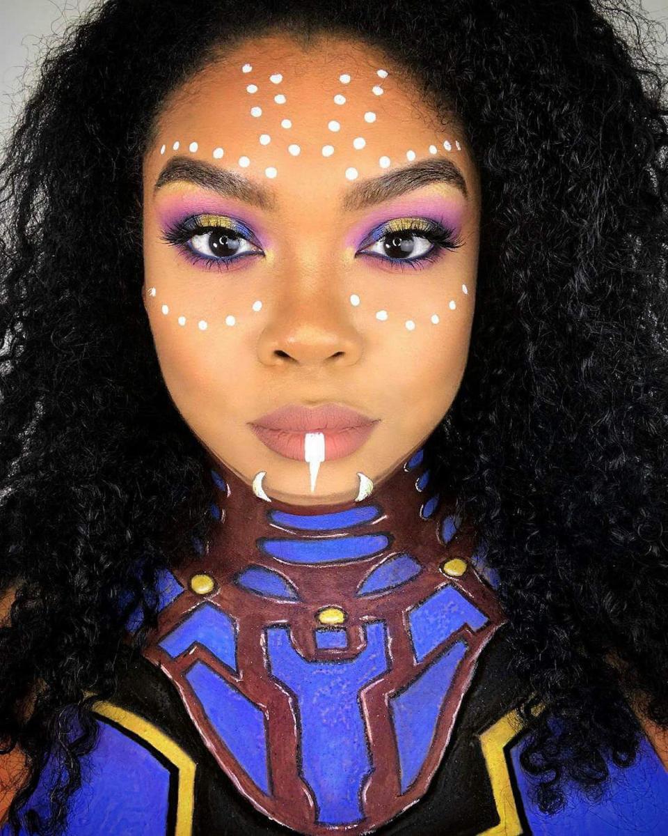 Lucia Black Panther Makeup